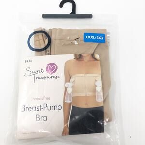 Secret Treasures Brest Pump Bra New! XXXL | 3XG Hands Free Bandeau